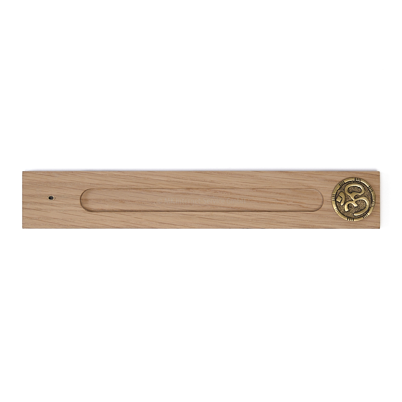 Räucherstäbchenhalter "OM" aus Edelholz