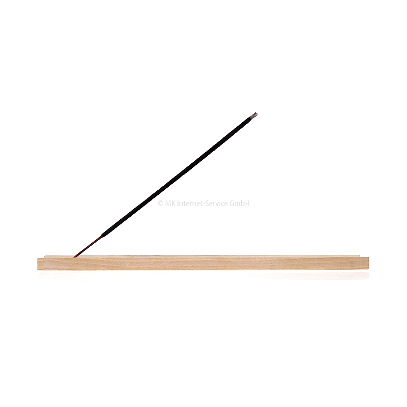 Räucherstäbchenhalter aus Edelholz mit Hohlkehle