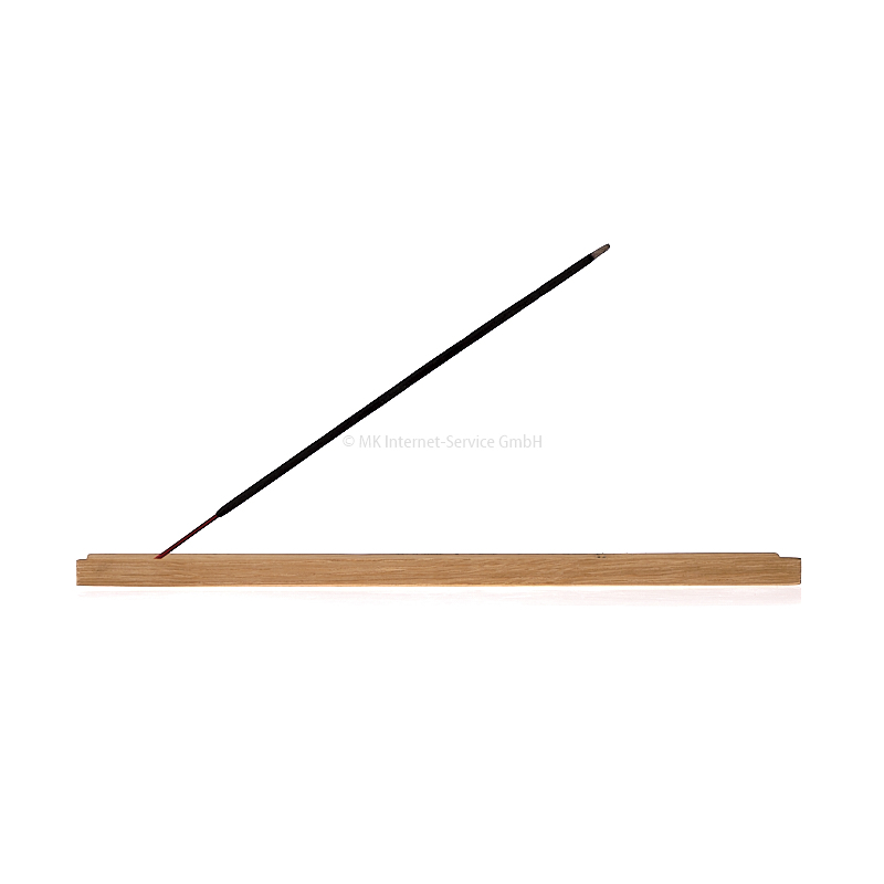 Räucherstäbchenhalter aus Edelholz mit Hohlkehle