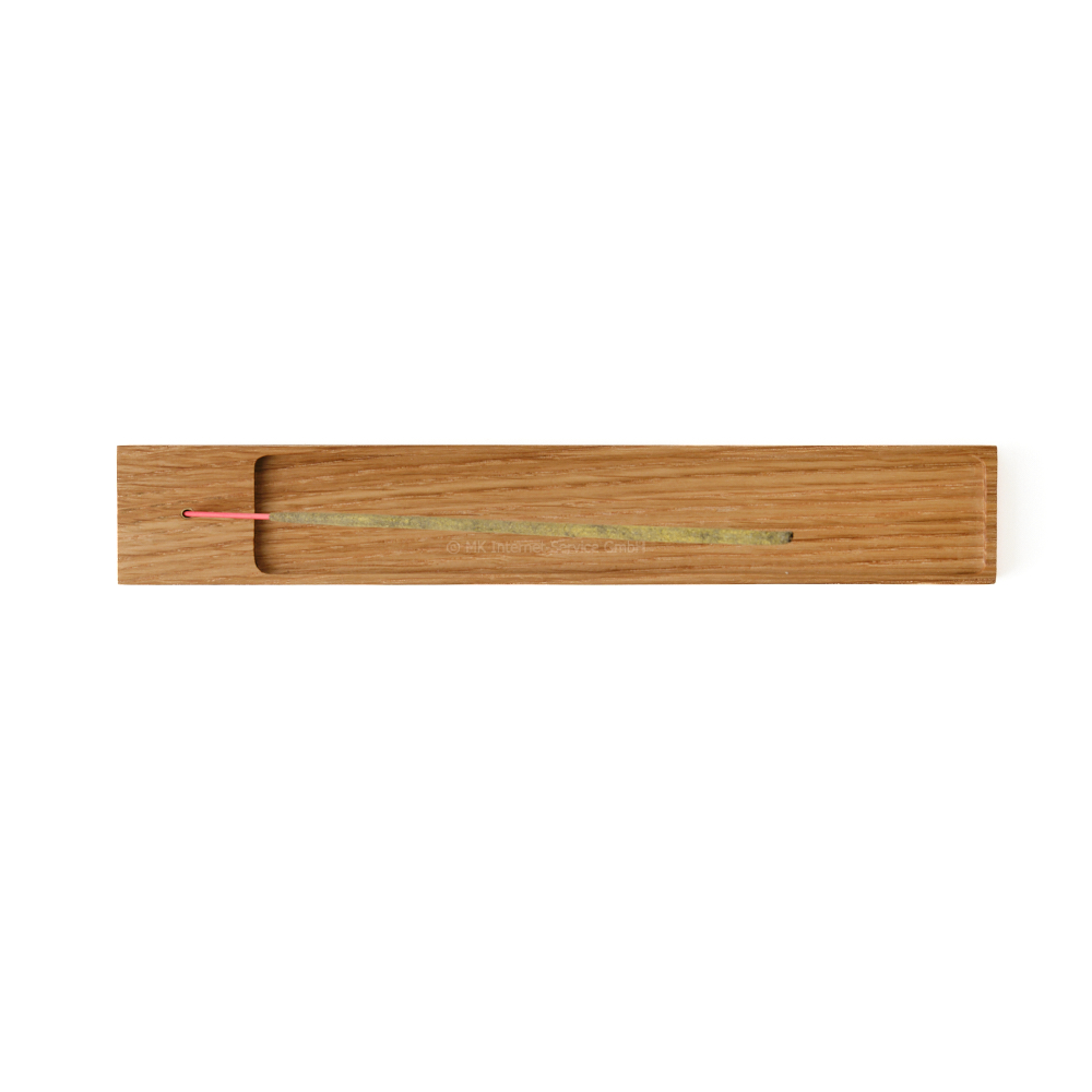 Räucherstäbchenhalter aus Edelholz Eiche