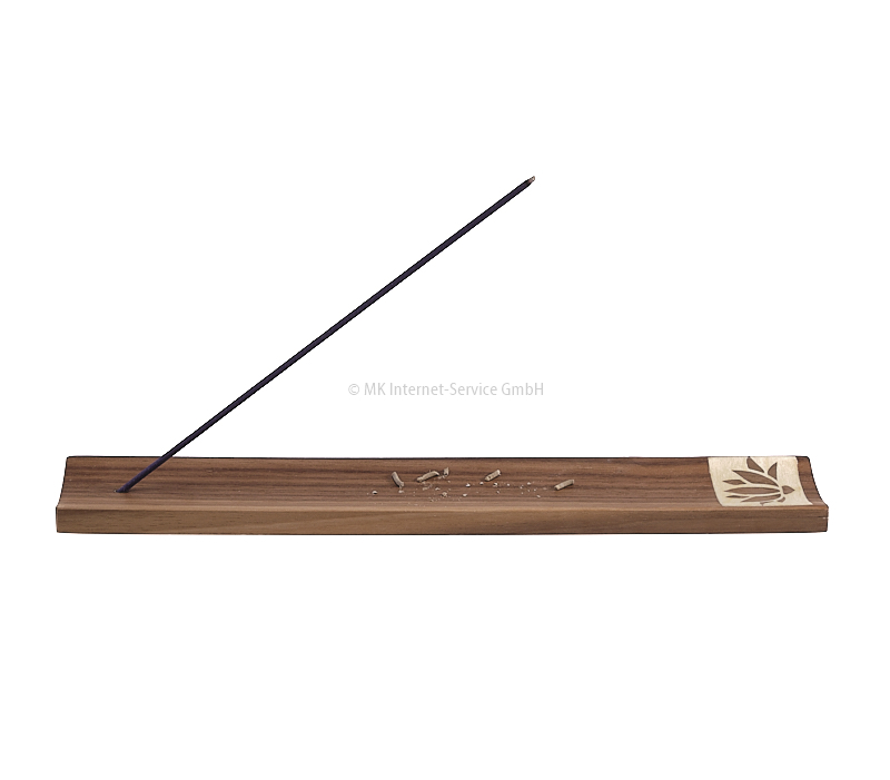 Räucherstäbchenhalter  "Lotusblume" aus Edelholz