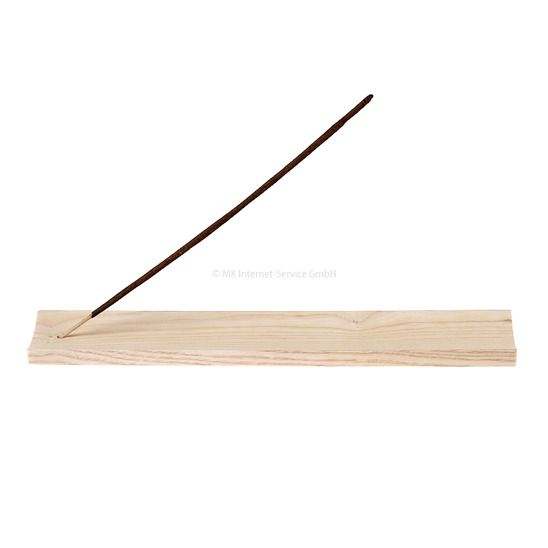 Räucherstäbchenhalter aus Edelholz mit Hohlkehle