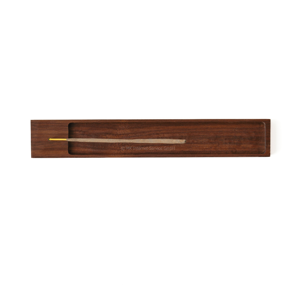 Räucherstäbchenhalter aus Edelholz Nussbaum