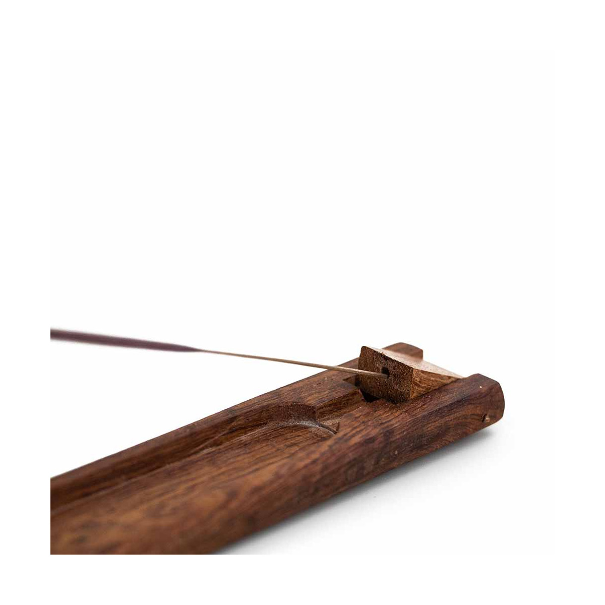 Verstellbarer Räucherstäbchenhalter aus Holz
