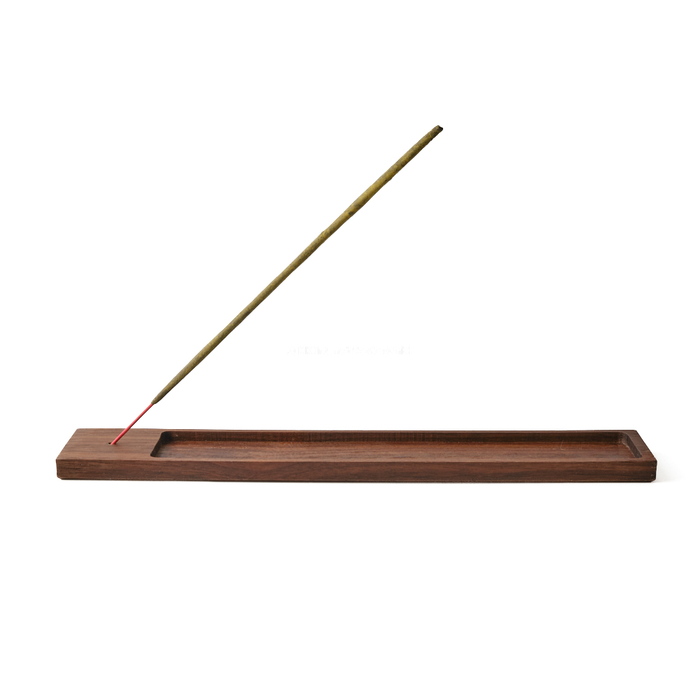 Räucherstäbchenhalter aus Edelholz Nussbaum