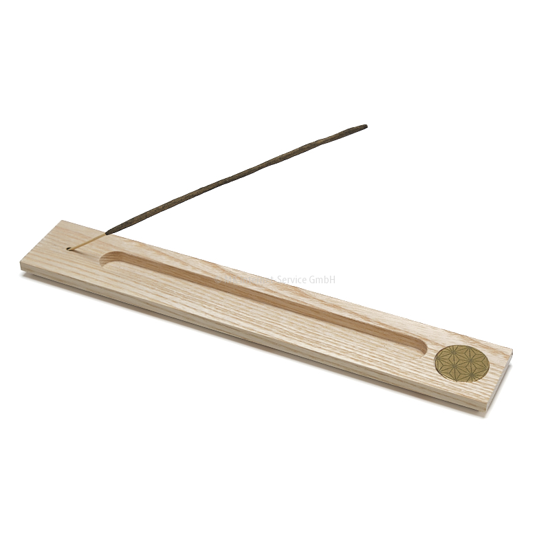 Räucherstäbchenhalter aus Birke mit Messing-Gravur Japan 2