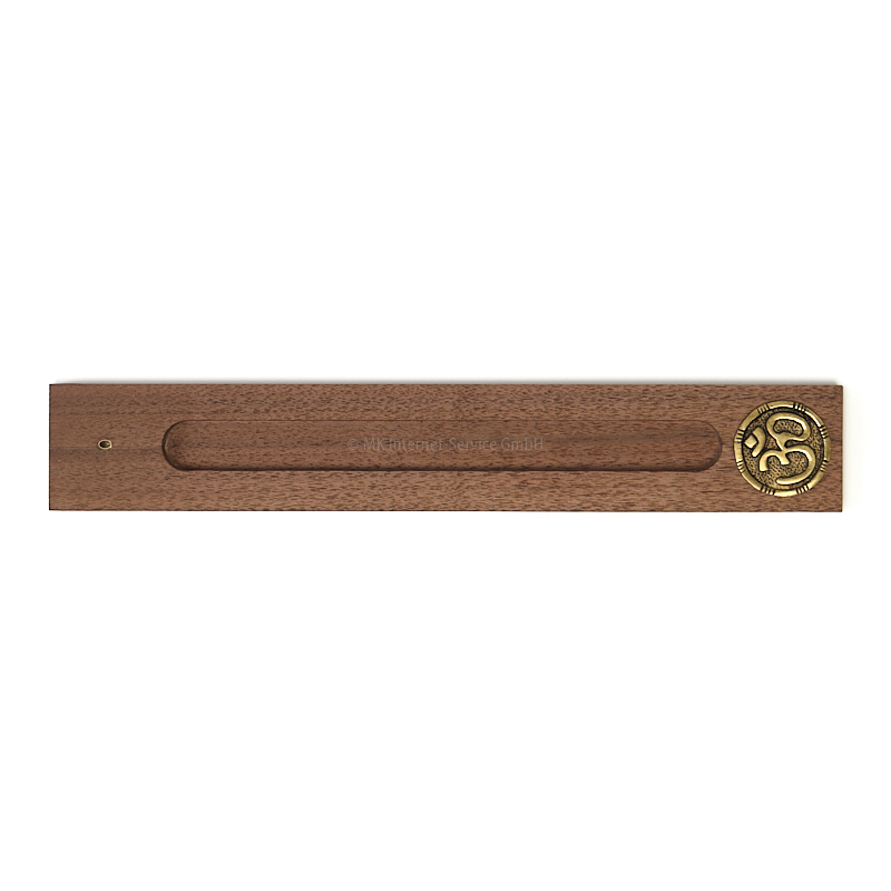 Räucherstäbchenhalter "OM" aus Edelholz