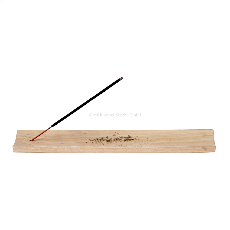 Räucherstäbchenhalter aus Edelholz mit Hohlkehle