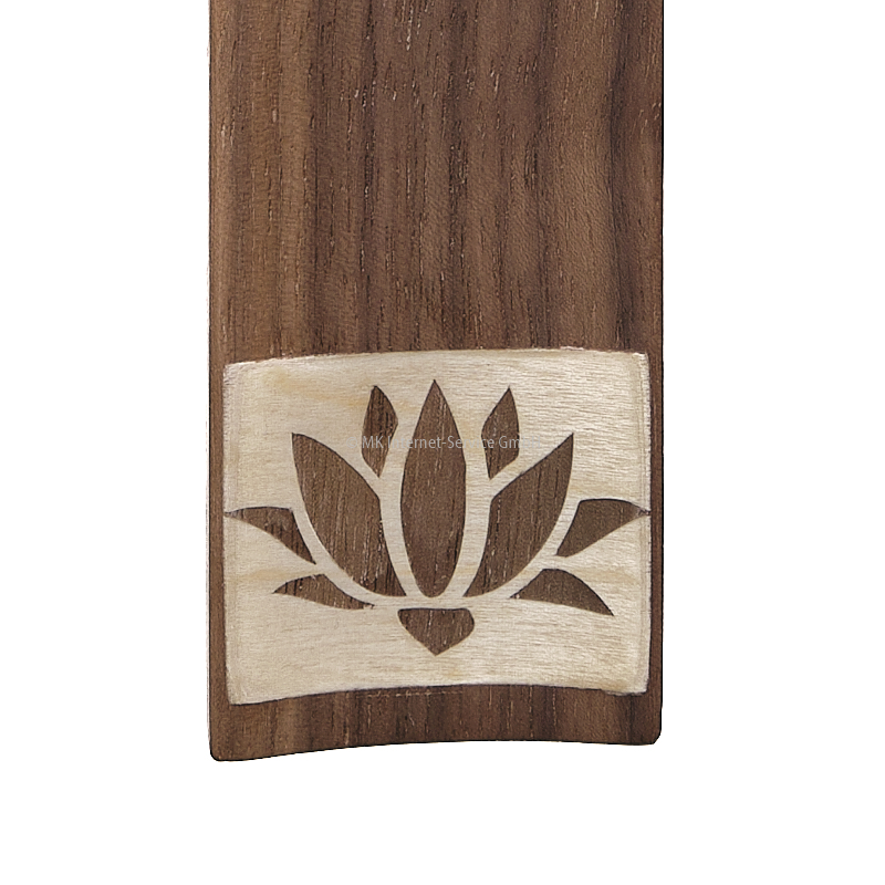Räucherstäbchenhalter  "Lotusblume" aus Edelholz