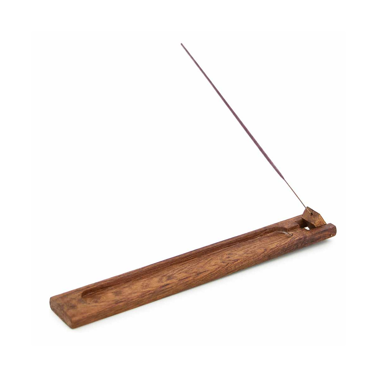 Verstellbarer Räucherstäbchenhalter aus Holz