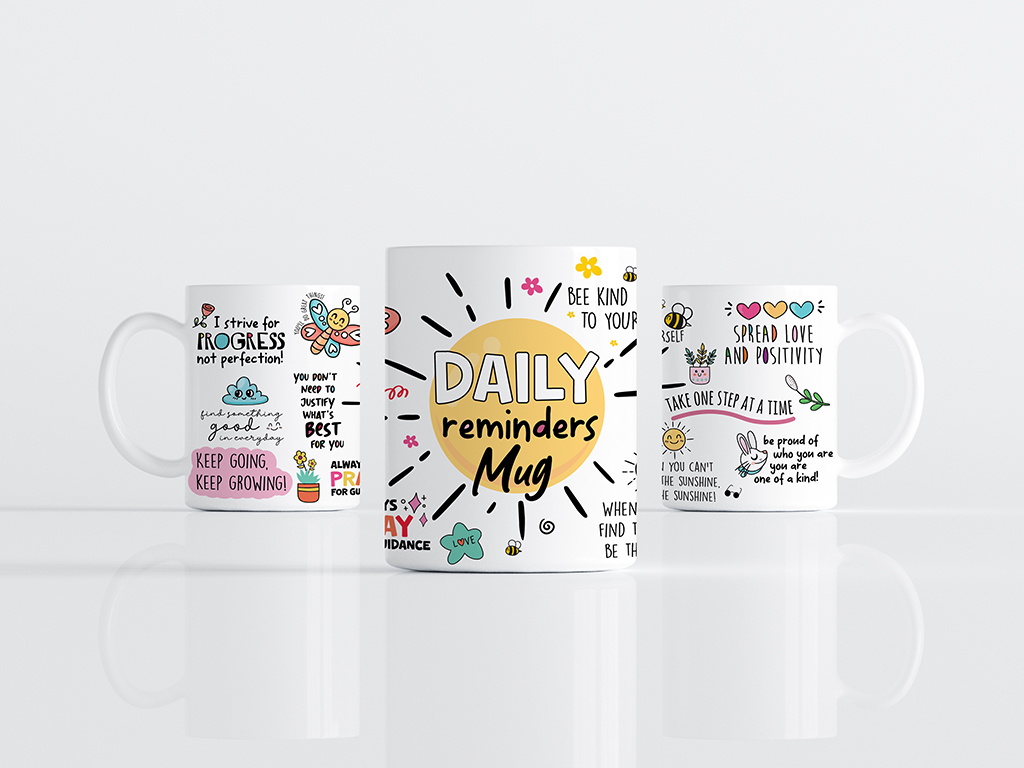 Motivations-Tasse "Daily Reminders"