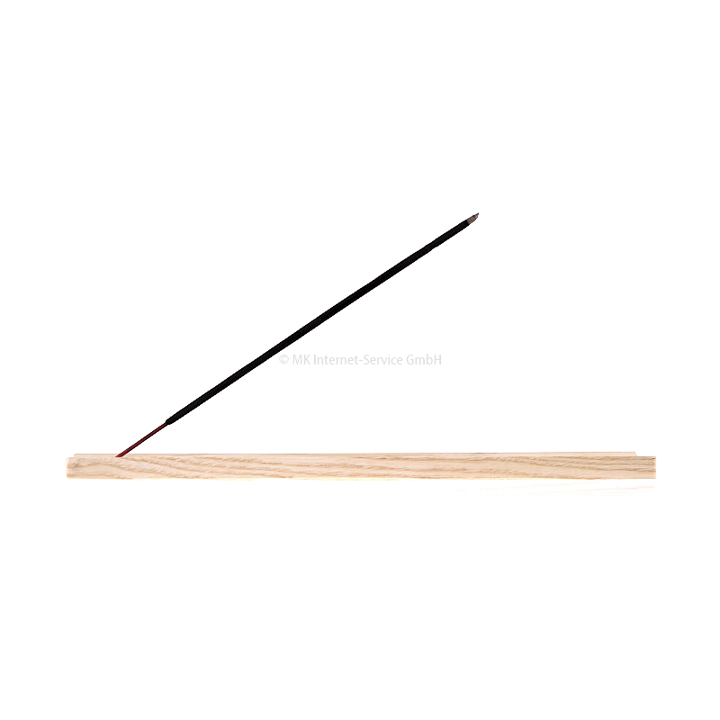 Räucherstäbchenhalter aus Edelholz mit Hohlkehle