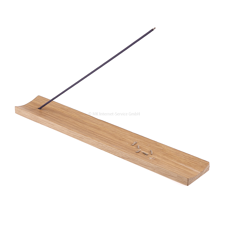 Räucherstäbchenhalter aus Edelholz mit Hohlkehle