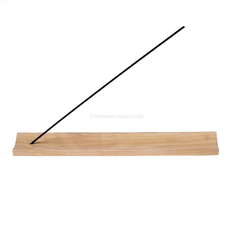 Räucherstäbchenhalter aus Edelholz mit Hohlkehle