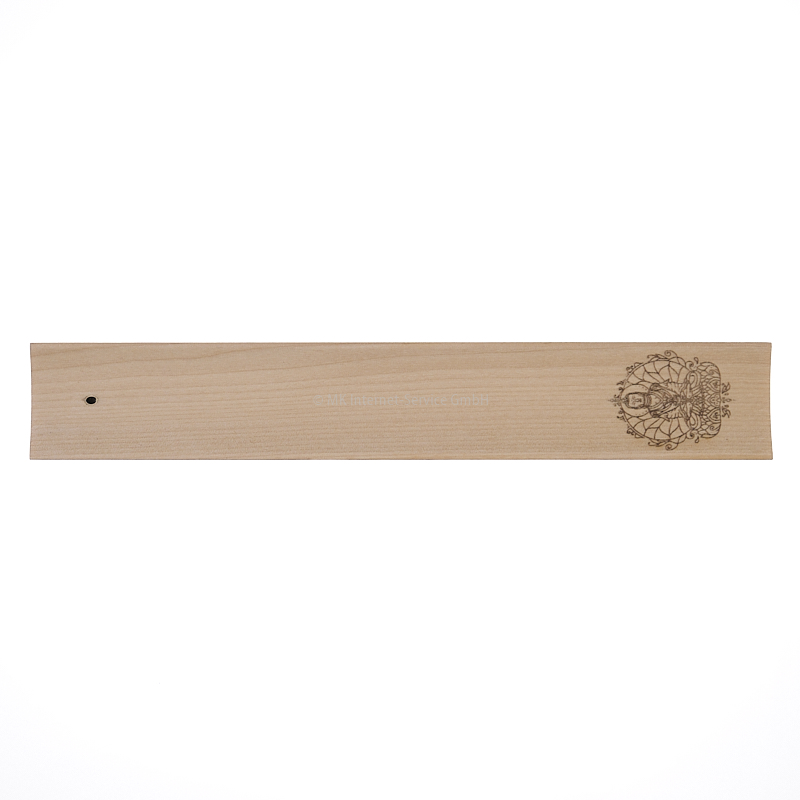 Räucherstäbchenhalter aus Edelholz mit Gravur "Buddha"