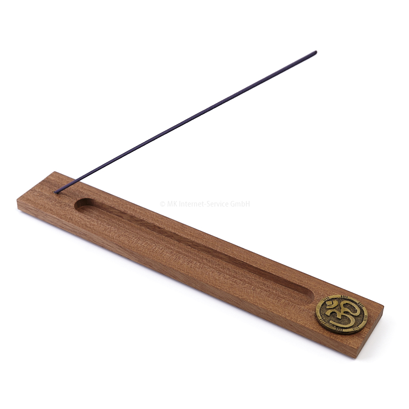 Räucherstäbchenhalter "OM" aus Edelholz