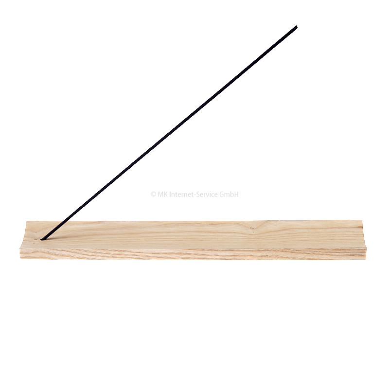 Räucherstäbchenhalter aus Edelholz mit Hohlkehle