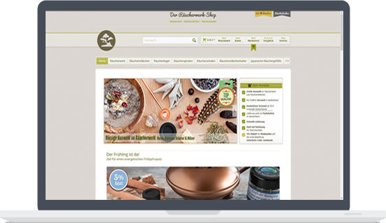 Besuchen Sie unseren Räucherwerk Webshop