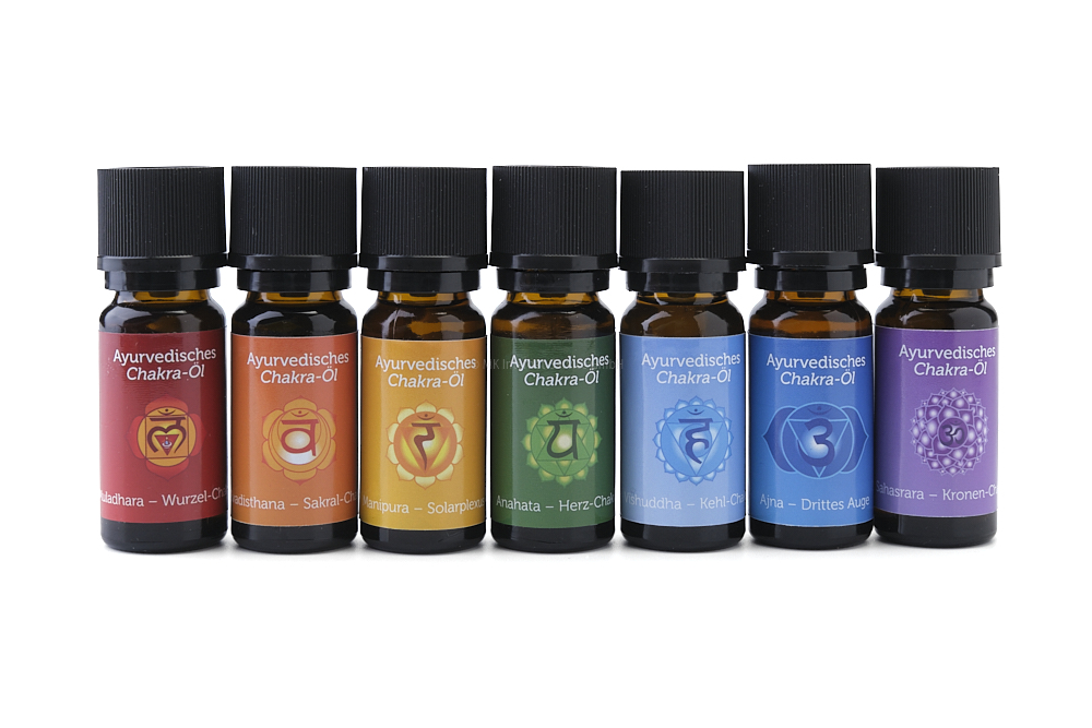 Chakra-Öle Sortiment