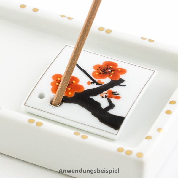 Japanischer Räucherstäbchenhalter Umemi (Pflaumenblüte)