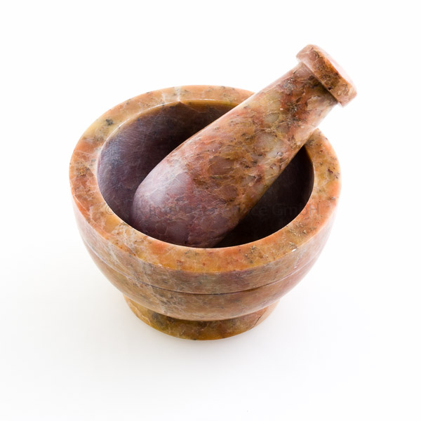 Mörser aus Speckstein mit Stößel