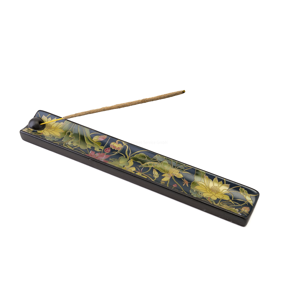 Räucherstäbchenhalter aus Keramik Lotus-Teich