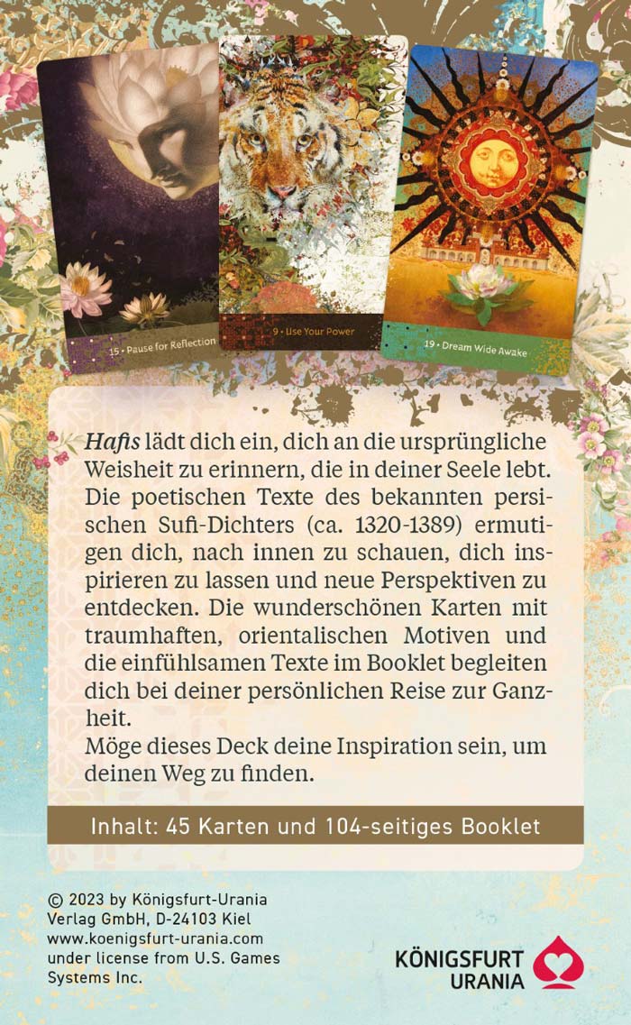 Die Weisheit des Hafis Orakelkarten