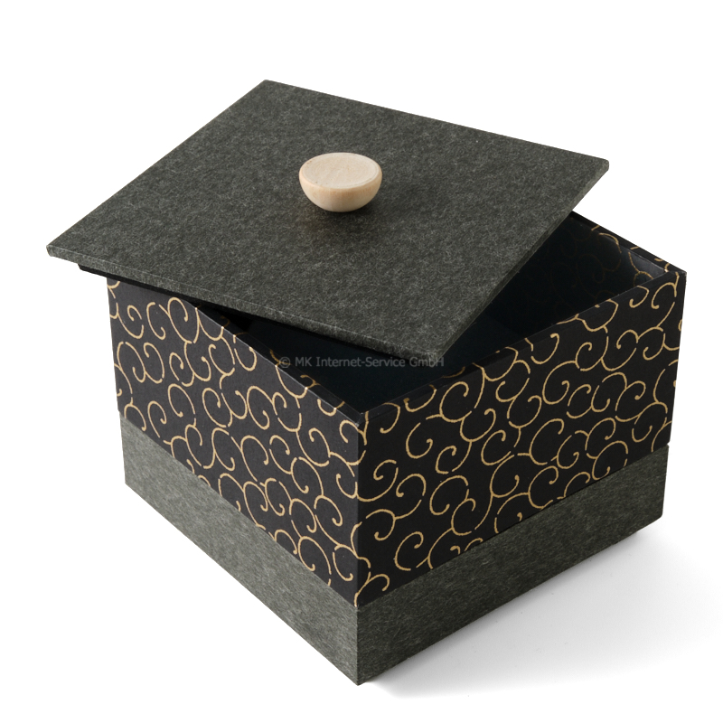 Chiyogami-Box "Karakusa - Ranken" - Aufbewahrungsbox, Geschenkbox, Schmuckbox
