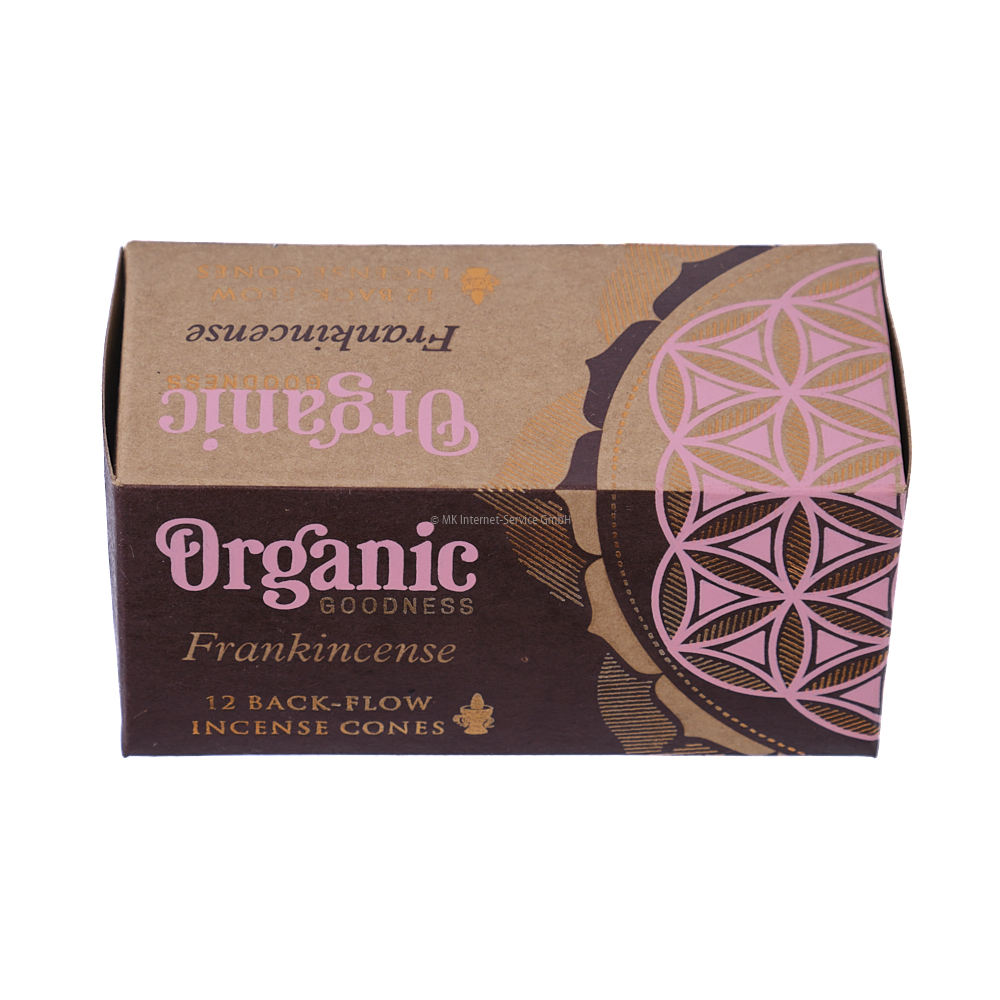 Organic Goodness Rückfluss-Räucherkegel Weihrauch