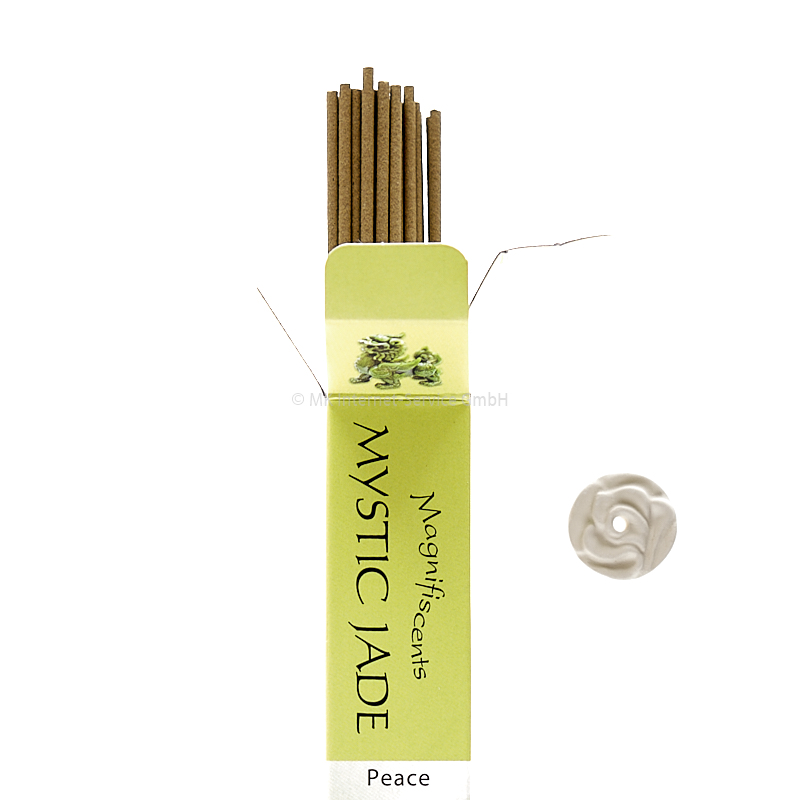 Edelstein Mystic Jade (Frieden) - Japanische Räucherstäbchen Shoyeido