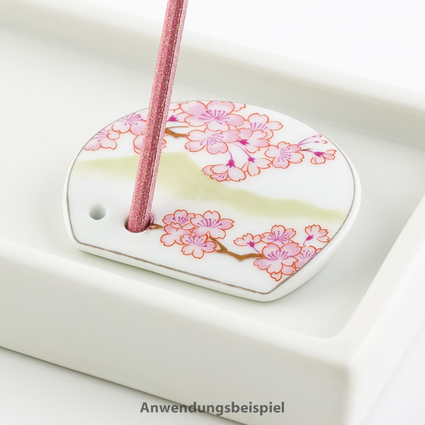 Japanischer Räucherstäbchenhalter Hanasaki (Kirschblüte)