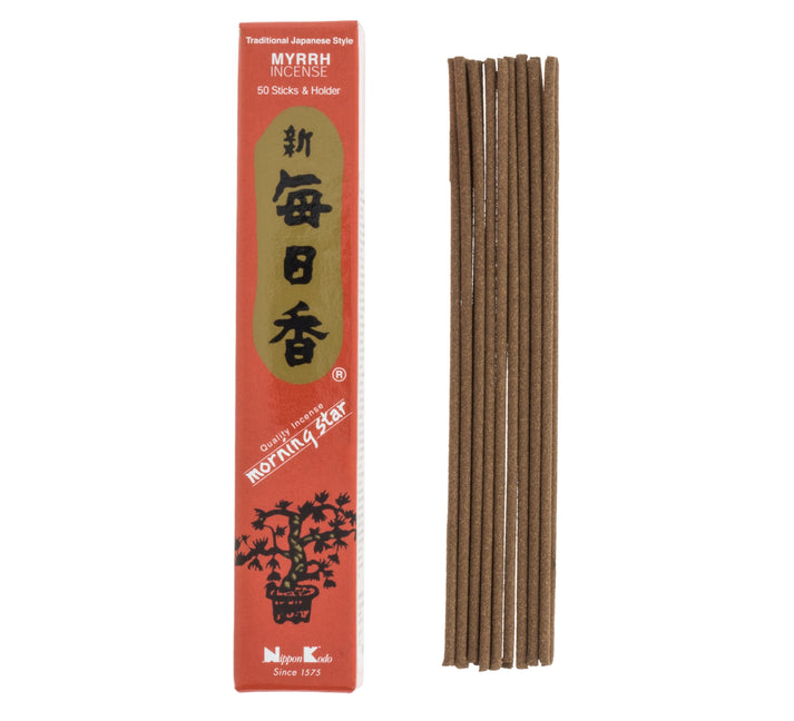 Morning Star Myrrhe - Japanische Räucherstäbchen Nippon Kodo