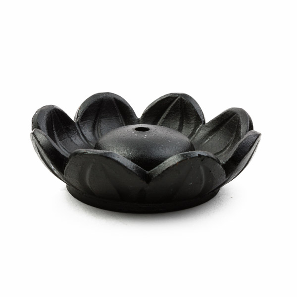 Halter Lotus aus Ton für tibetische Räucherstäbchen
