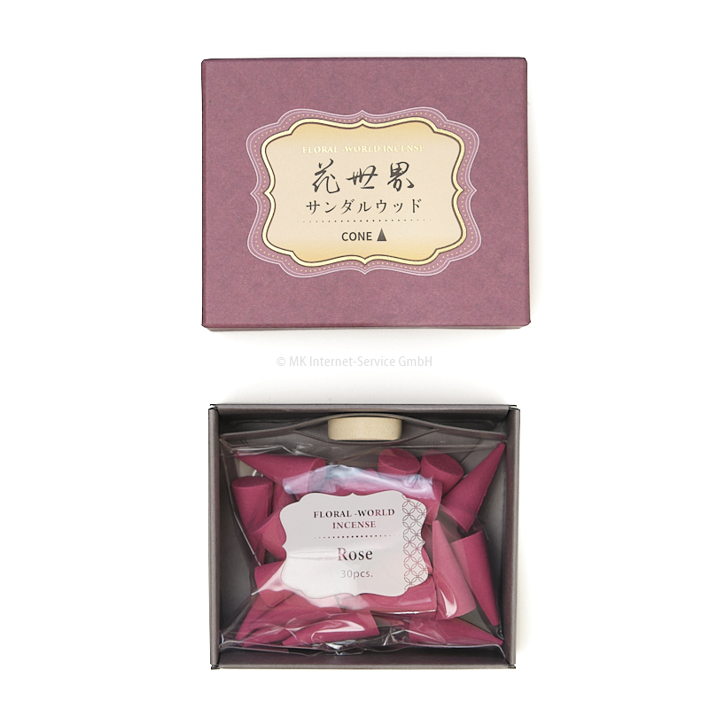 Shoyeido Räucherkegel Floral World Rose