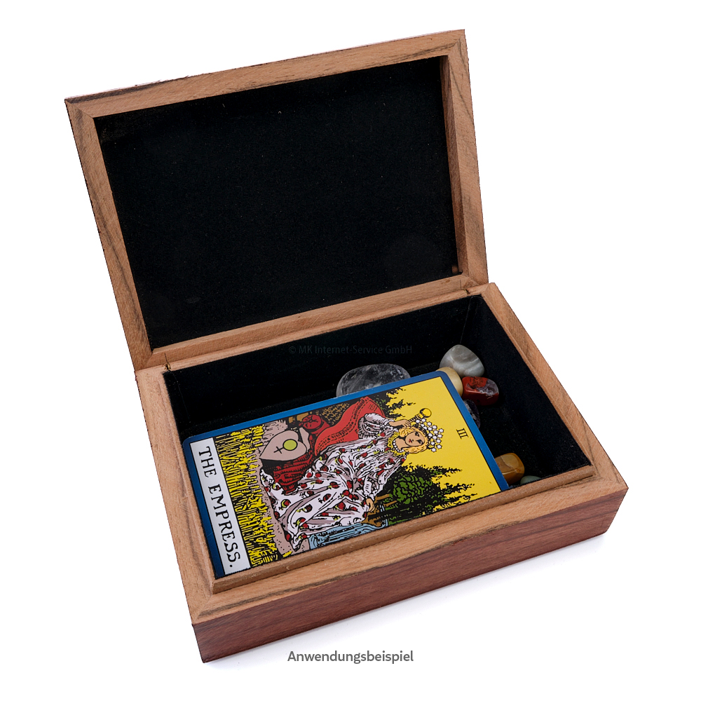 Tarotbox mit graviertem Baum des Lebens