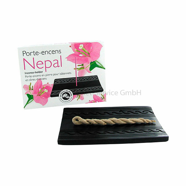Halter Nepal für Nepalkordeln, Räucherstäbchen und Räucherkegel