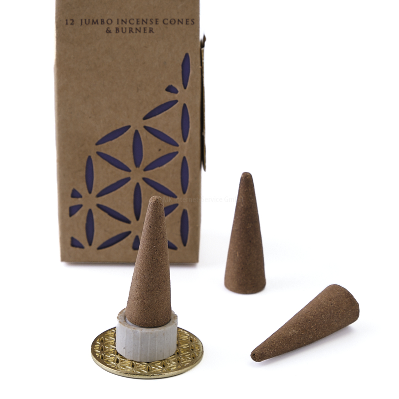 Indische Räucherkegel Organic Goodness Lavendel