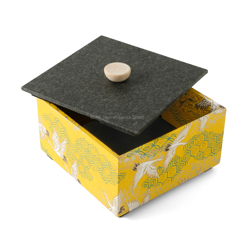 Chiyogami-Box "Kranichflug" (2-teilig)