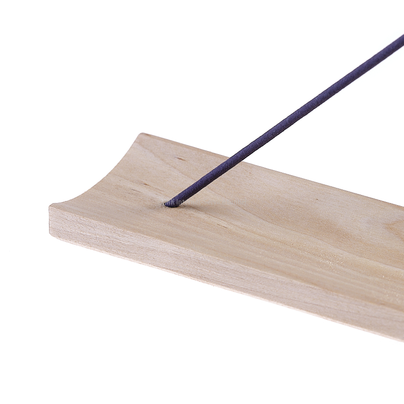 Räucherstäbchenhalter aus Edelholz mit Gravur "Blume des Lebens"