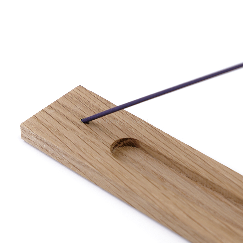 Räucherstäbchenhalter "OM" aus Edelholz