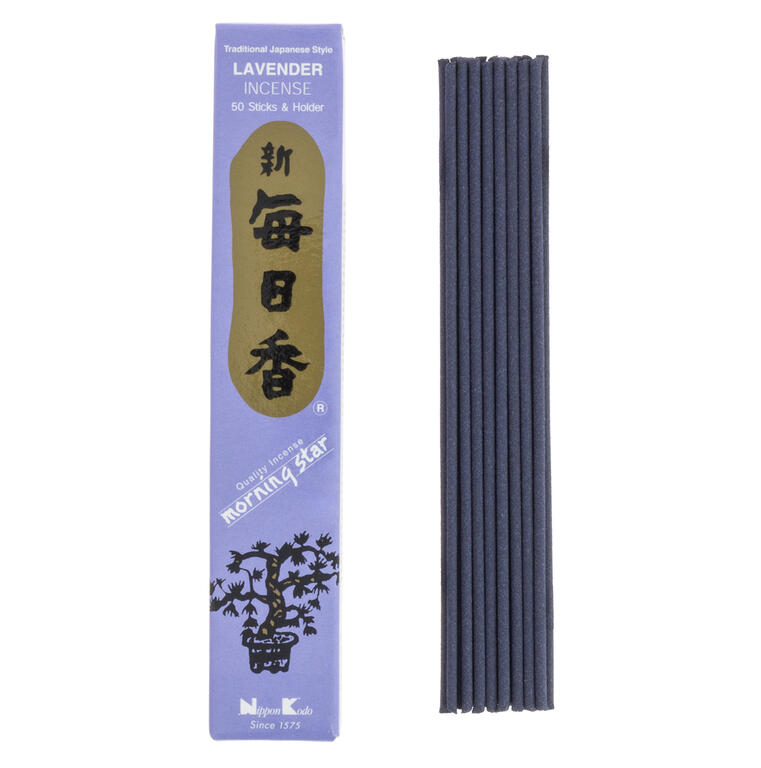 Morning Star Lavendel - Japanische Räucherstäbchen Nippon Kodo