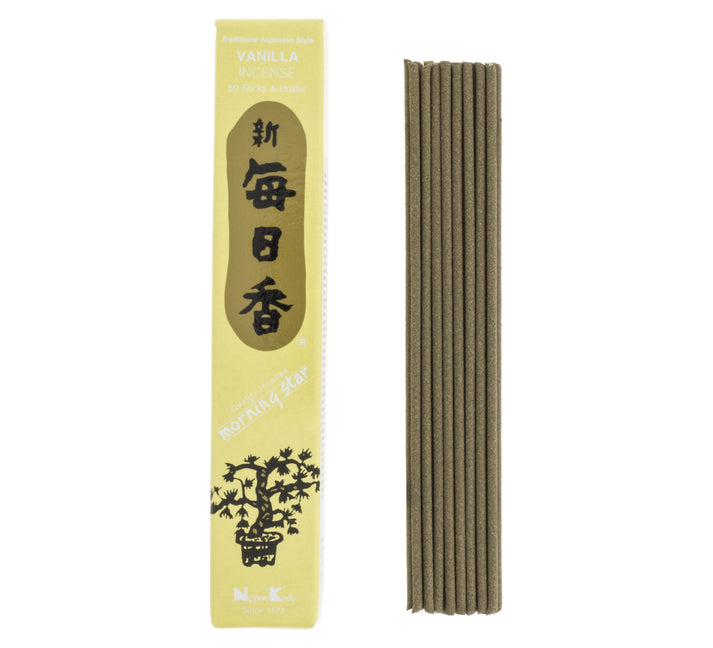 Morning Star Vanille - Japanische Räucherstäbchen Nippon Kodo