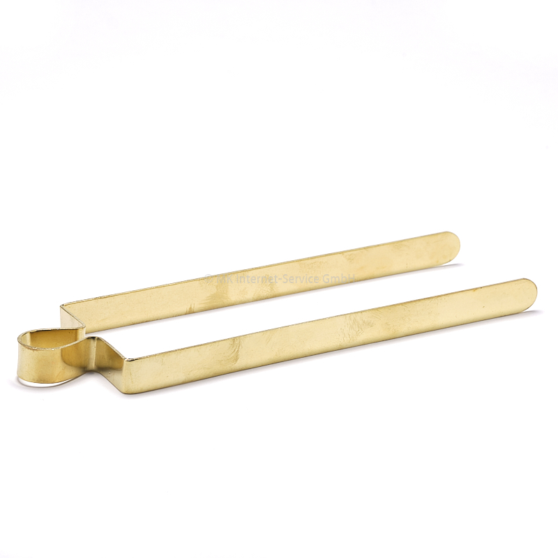 Kohlezange aus Messing