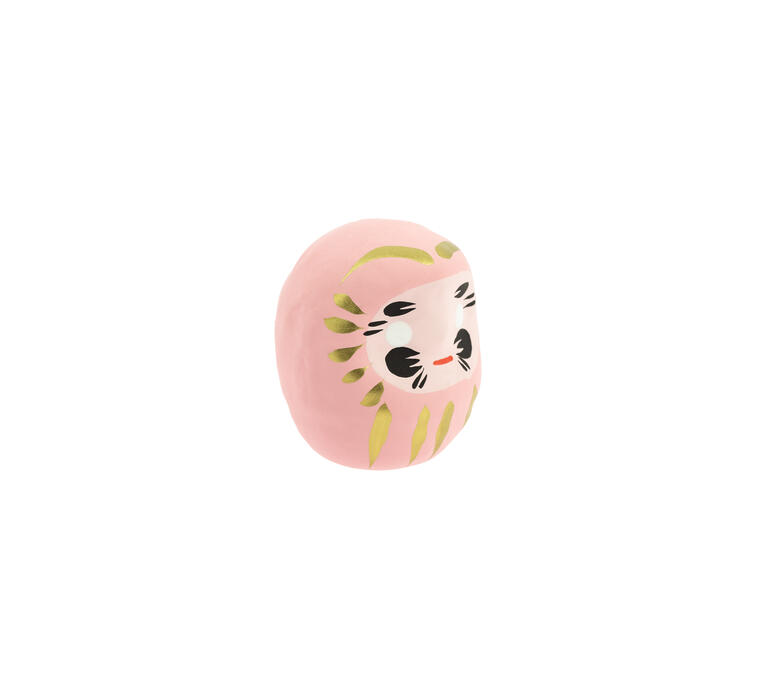 Japanischer Glücksbringer Daruma rosa - Liebe und Zuneigung
