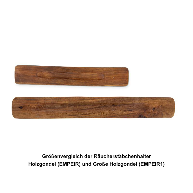 Räucherstäbchenhalter Große Holzgondel