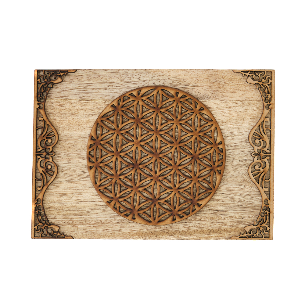 Tarotbox mit Blume des Lebens