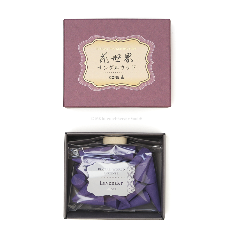 Shoyeido Räucherkegel Floral World Lavendel