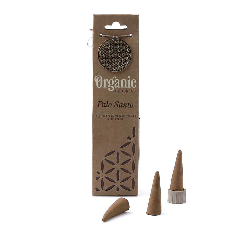 Indische Räucherkegel Organic Goodness Palo Santo