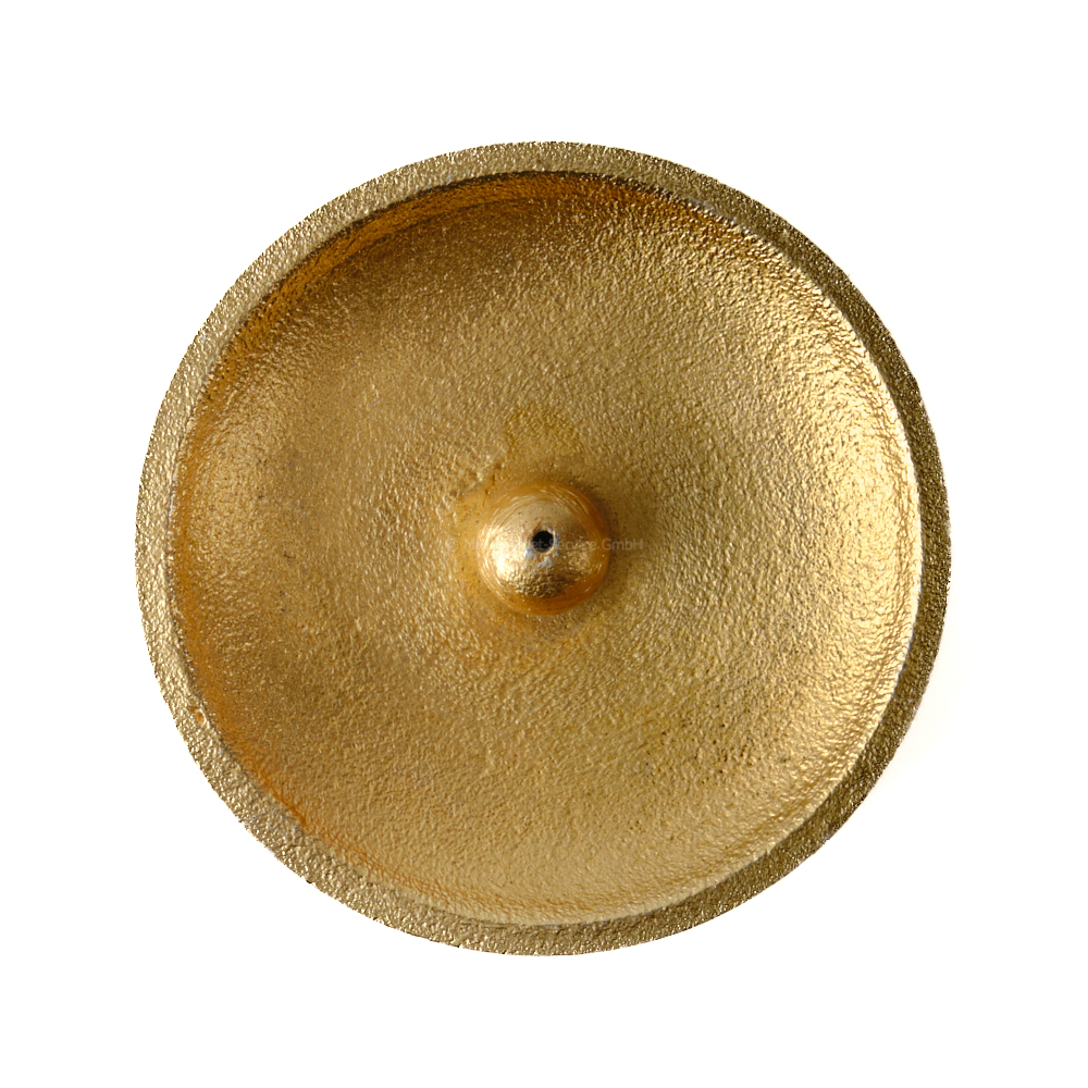 Räucherstäbchenhalter Hilarion aus Weißmetall, gold