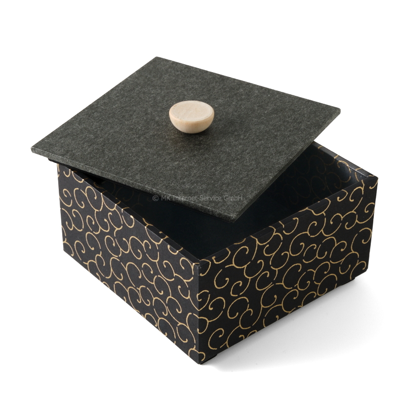 Chiyogami-Box "Karakusa - Ranken" - Aufbewahrungsbox, Schmuckbox, Geschenkbox